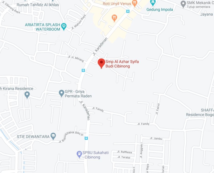 Lokasi SMP Al-Azhar Syifa Budi Cibinong